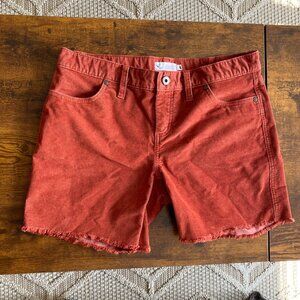 Carve Designs Corduroy Cutoff Shorts Women’s Size 4 | Rust Red | Pockets